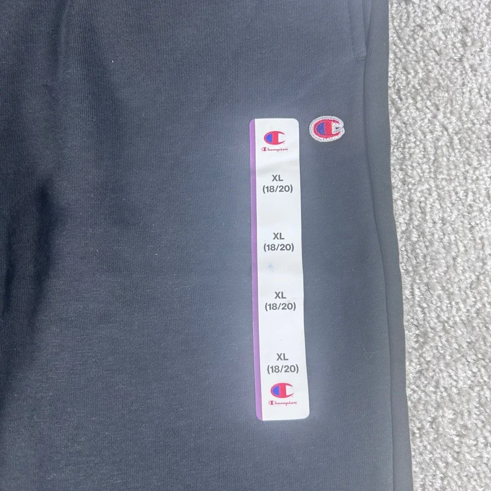 Champion Boys Signature Fleece Jogger Pants Black XL 18/20 C935KB7001-BLK-XL NEW